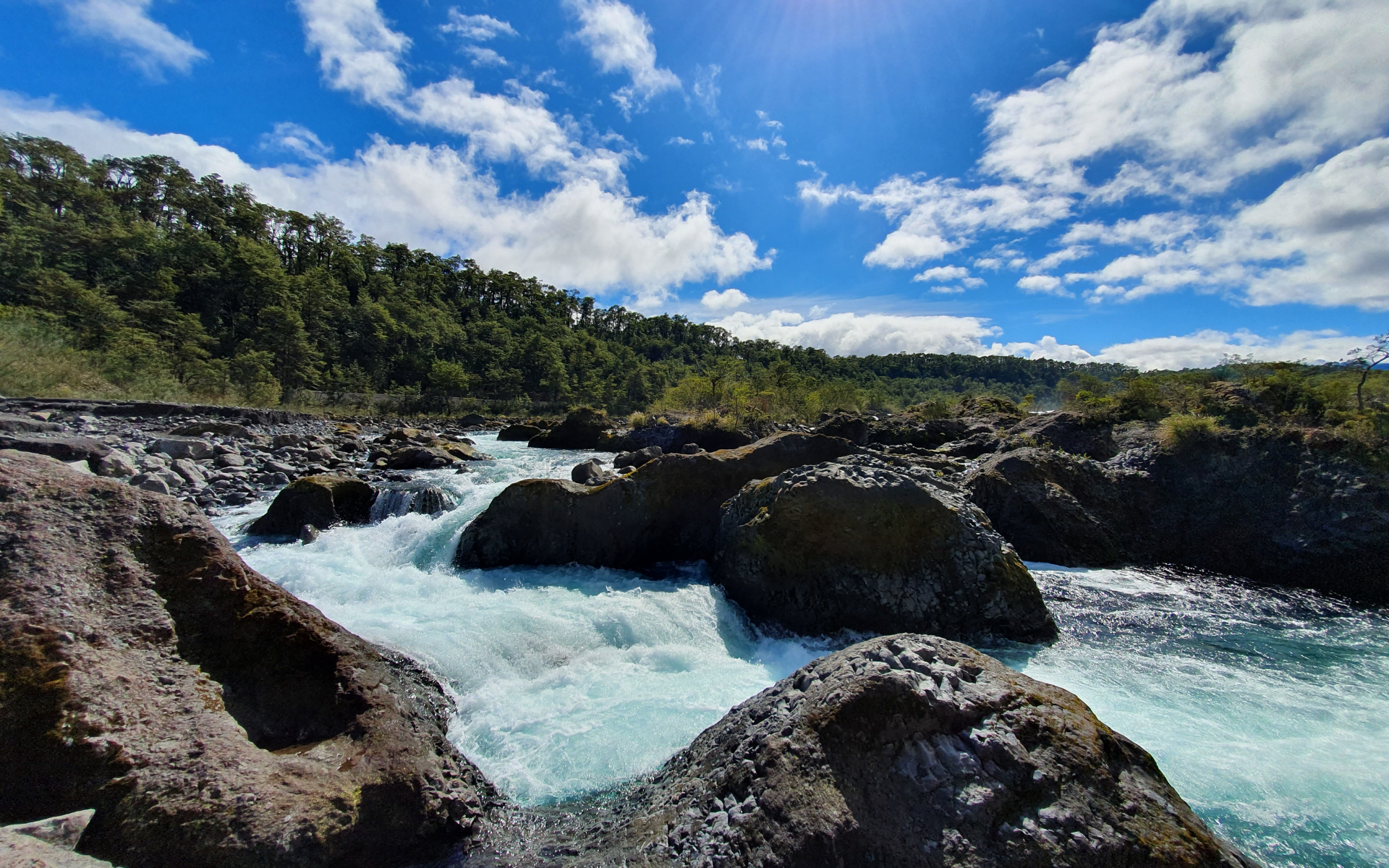 Saltos de Petrohue en Chile